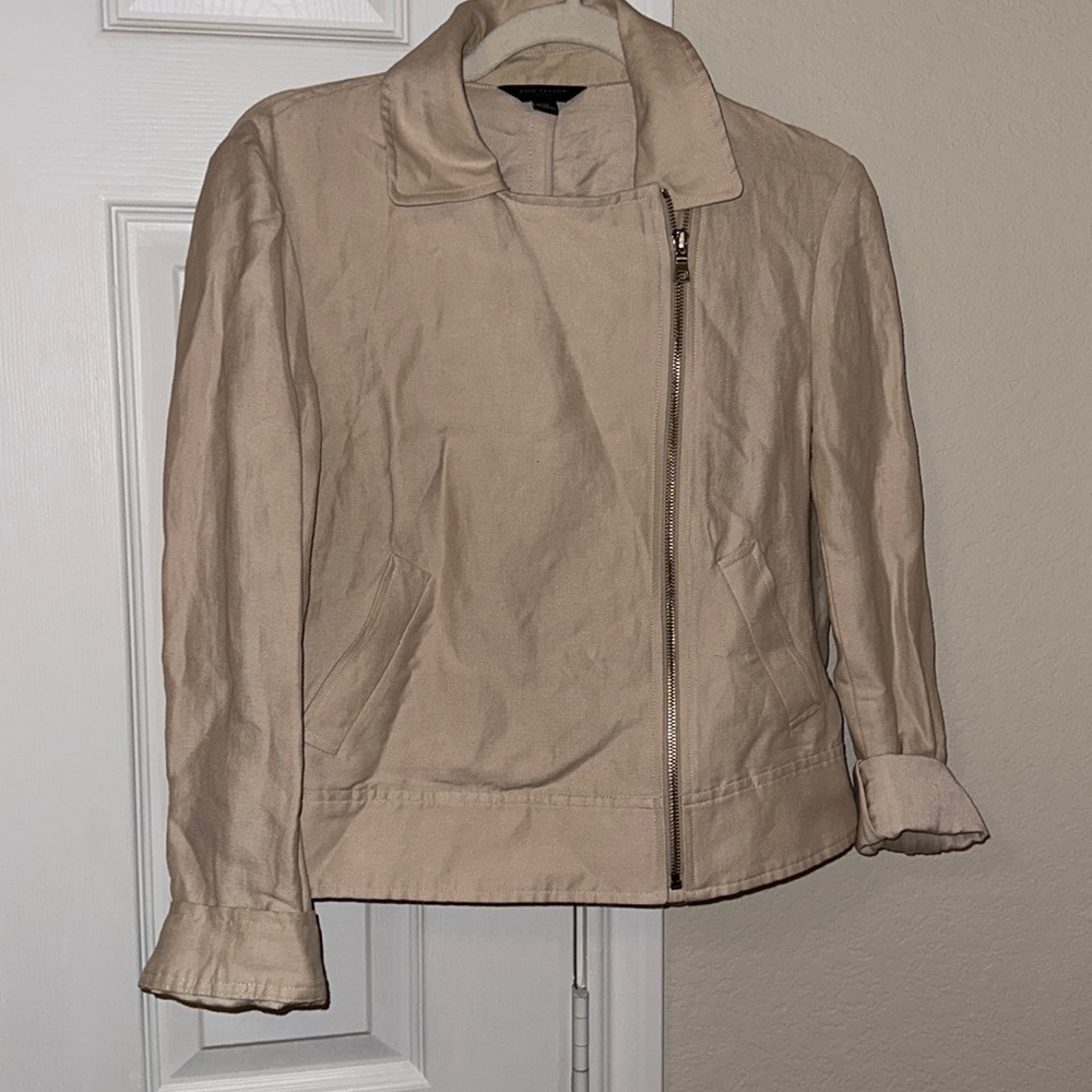 ANN TAYLOR tan jacket
